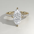 The Sample Solitaire Engagement Rings - 2.5 Carat Marquise 18K Yellow Gold Engagement Ring
