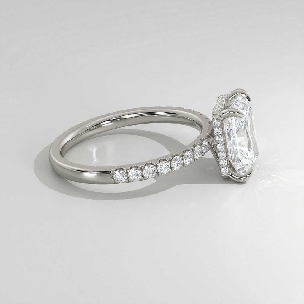 The Sample Solitaire Engagement Rings - 1.5 Carat Radiant Platinum Engagement Ring