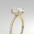 The Sample Solitaire Engagement Rings - 2.0 Carat Oval 14K Yellow Gold Engagement Ring