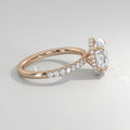 The Sample Solitaire Engagement Rings - 1.0 Carat Oval 14K Rose Gold Engagement Ring